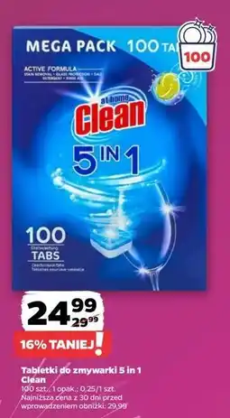 Netto Tabletki do zmywarek 5w1 lemon Clean oferta