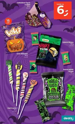 Dealz Lizak kręcony halloween oferta