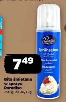 Netto Bita śmietana delikatna w sprayu Paradiso oferta