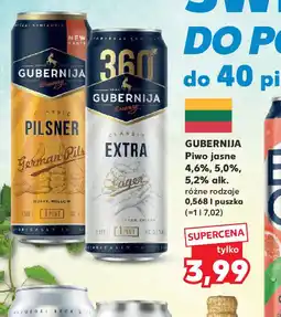 Kaufland Piwo jasne Gubernija oferta