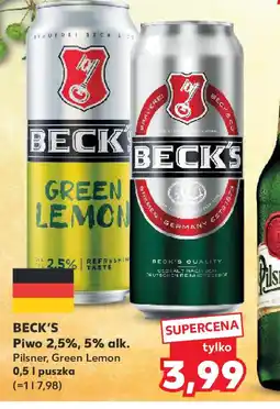 Kaufland Piwo Beck's oferta