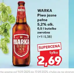 Kaufland Piwo Warka oferta