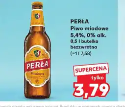 Kaufland Piwo Perła miodowe oferta