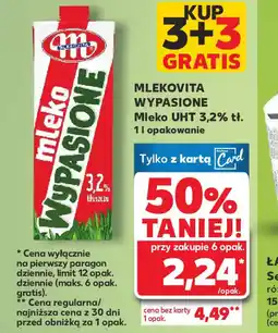 Kaufland Mleko Mlekovita Wypasione oferta