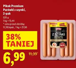 Lidl Parówki Premium z szynki Pikok oferta