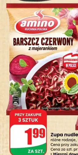 Dino Zupa nudle Amino barszcz czerwony z majerankiem oferta