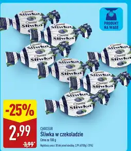 ALDI Cukierki Śliwka w czekoladzie Choceur oferta