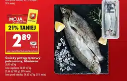 Biedronka Pstrąg tęczowy świeży patroszony Marinero oferta