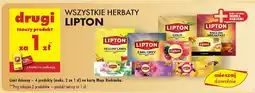 Biedronka Wszystkie Herbaty Lipton DRUGA ZA 1 ZŁ oferta