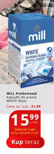 Poczta Polska MILL Professional kapsułki do prania WHITE oferta