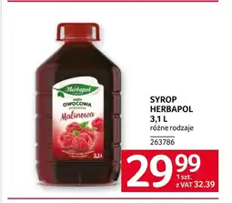 Selgros Syrop Herbapol oferta