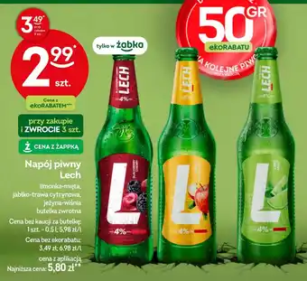Żabka Napój piwny Lech oferta
