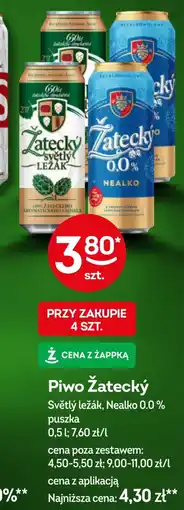Żabka Piwo Zatecky oferta
