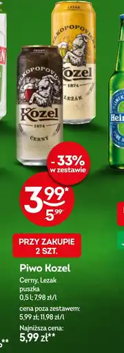 Żabka Piwo Kozel oferta