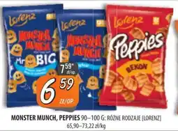 Społem Szczecin Monster munch, peppies lorenz oferta