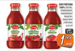 Społem Szczecin Sok fortuna 100% fortuna oferta