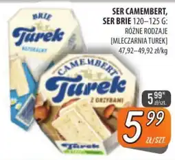 Społem Szczecin Ser camembert, ser brie mleczarnia turek oferta