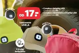 Netto Czapka z daszkiem latarką led oferta