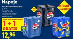 Lidl Napój Pepsi. Pepsi Zero i Twist 330ml 4-pak oferta