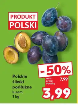 Kaufland Polskie śliwki podłużne oferta