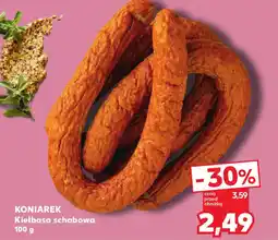 Kaufland Koniarek kiełbasa schabowa oferta