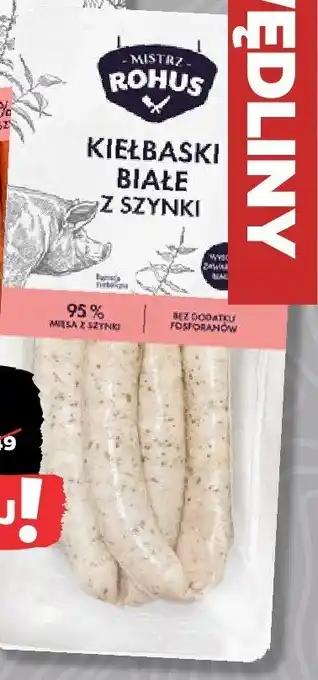 Netto Kiełbaski z szynki białe Mistrz Rohus oferta