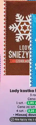 Dino Lody kostka Śnieżynka czekoladowa oferta