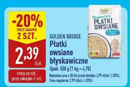 ALDI Płatki Golden Bridge owsiane błyskawiczne oferta