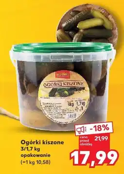 Kaufland Ogórki kiszone Kaufland oferta