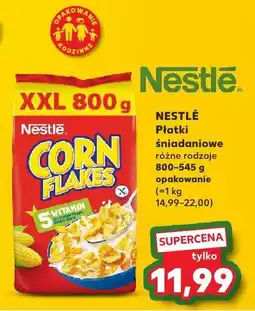Kaufland Płatki śniadaniowe Nestlé, różne rodzaje oferta