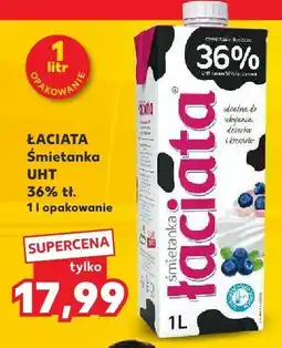 Kaufland Śmietanka UHT 36% 1 l Łaciata oferta