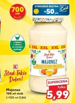 Kaufland Majonez Stąd Takie Dobre oferta