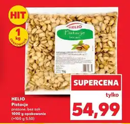 Kaufland Pistacje prażone, bez soli Helio oferta