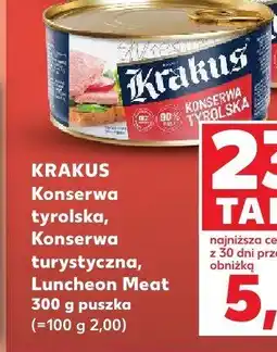 Kaufland Konserwa Krakus tyrolska oferta