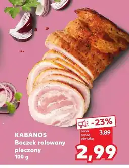 Kaufland Boczek rolowany, pieczony Kabanos oferta