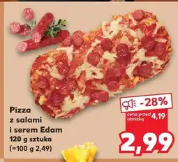 Kaufland Pizza z salami i serem Edam Kaufland oferta