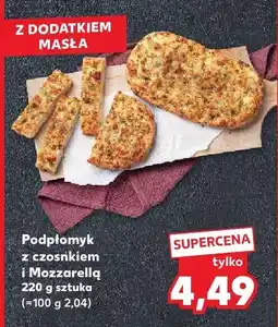 Kaufland Podpłomyk z czosnkiem i Mozzarellą Kaufland oferta