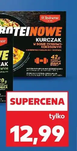 Kaufland Danie Proteinowe Kurczak w sosie dyniowo-kokosowym U Jędrusia oferta