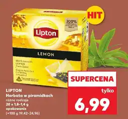 Kaufland Herbata Lipton w piramidkach, różne rodzaje oferta