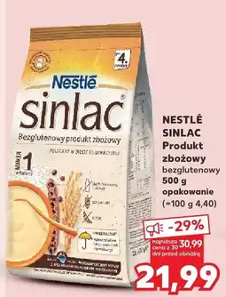 Kaufland Produkt zbożowy bezglutenowy Nestle Sinlac oferta