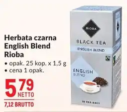 Makro Herbata czarna English Blend Rioba oferta