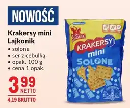 Makro Krakersy mini solone ser z cebulką Lajkonik oferta