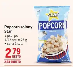 Makro Popcorn solony Star oferta