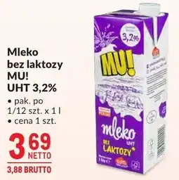 Makro Mleko bez laktozy MU! UHT 3,2% oferta