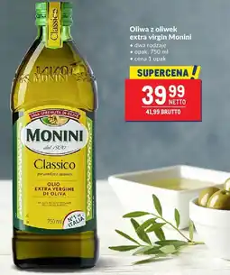 Makro Oliwa z oliwek extra virgin Monini Classico oferta