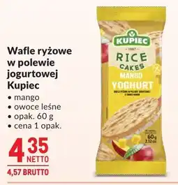 Makro Wafle ryżowe w polewie jogurtowej Kupiec oferta