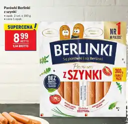 Makro Parówki Berlinki z szynki oferta
