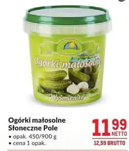 Makro Ogórki małosolne Słoneczne Pole oferta