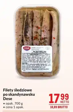 Makro Filety śledziowe po skandynawsku Dese oferta