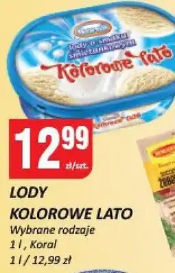 Chorten Lody KOLOROWE LATO Koral oferta